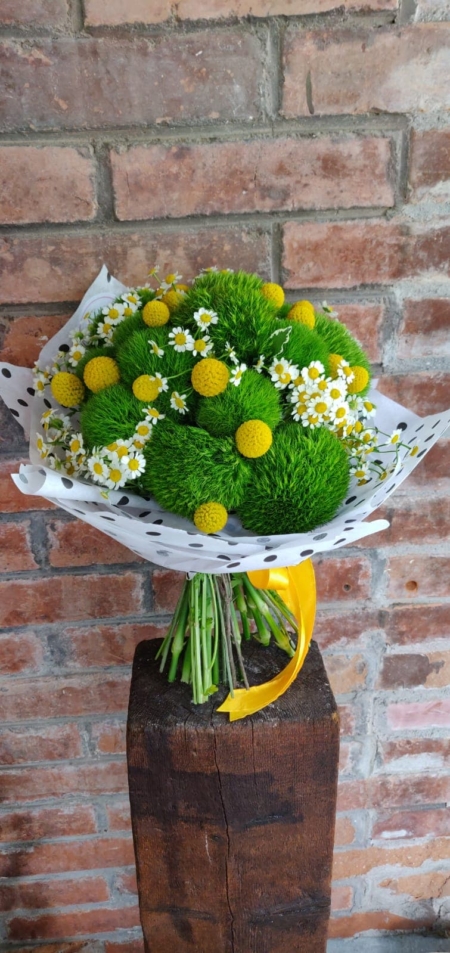 Buchet fresh cu flori verzi Wembley